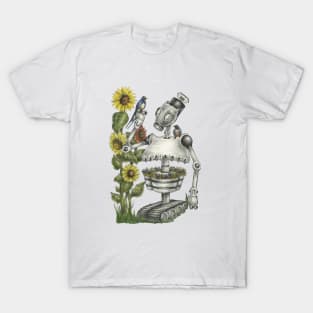 Barn Swallow Robot T-Shirt